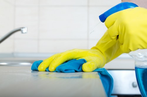 Clean tile and stone flooring after cleaning